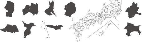 dg23シルエット系イラスト日本地図2